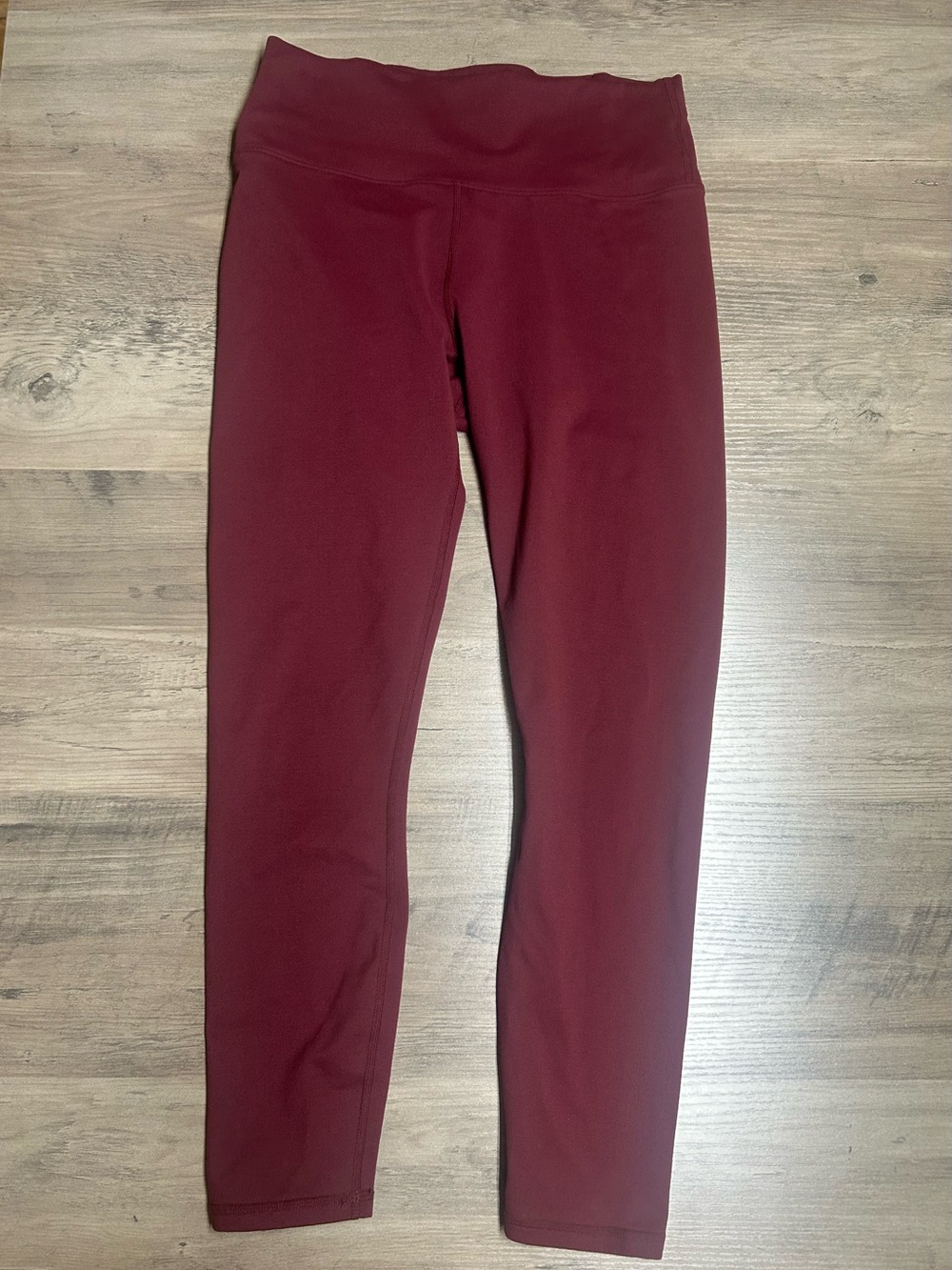 Fabletics Burgundy PowerHold Leggings